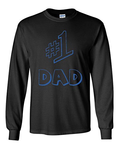 Amazon.com: Long Sleeve Adult T-Shirt #1 One Dad Daddy Father's